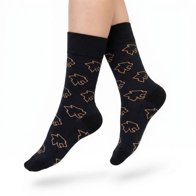 Repeated Logo Crew Socks